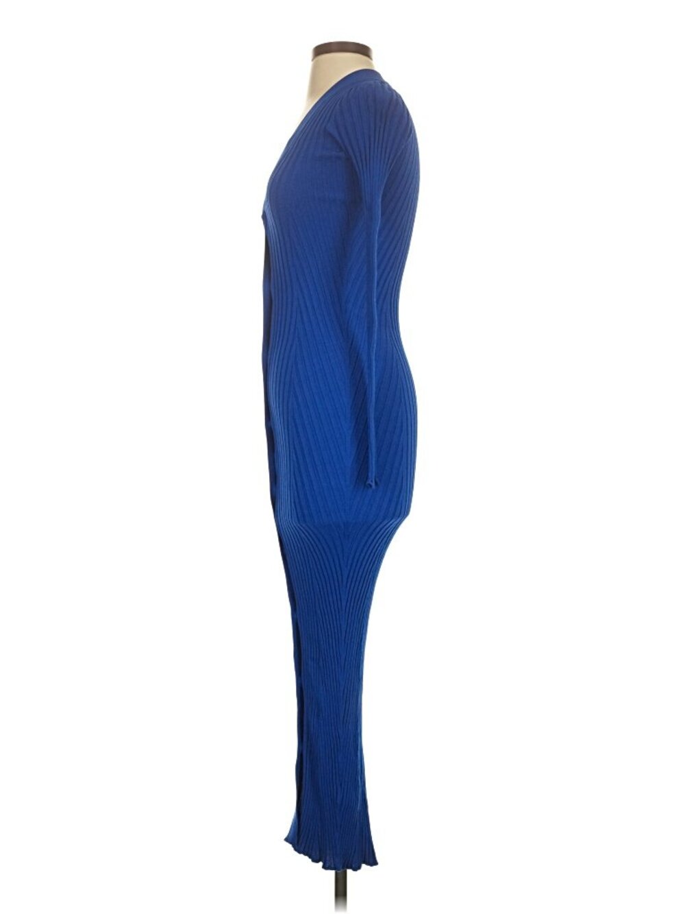 Ted Baker Nardaa Cobalt Blue Ribbed Longline Cardigan Dress S - Picture 7 of 9